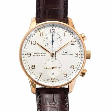  IWC Portugieser Chronograph IW371480 - Portugieser Chronograph Automatic Silver Dial Men's Watch </h1> 