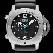 Thumbnail von Panerai Luminor Submersible 1950 3 Days Automatic PAM00614 - Luminor Submersible Chrono Automatic Black Dial 47 mm Men's Watch </h1>