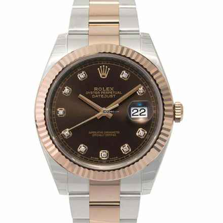  Rolex Datejust 41 126331 G - Datejust Automatic Chocolate set with diamonds Dial Stainless Steel and Everose </h1> 