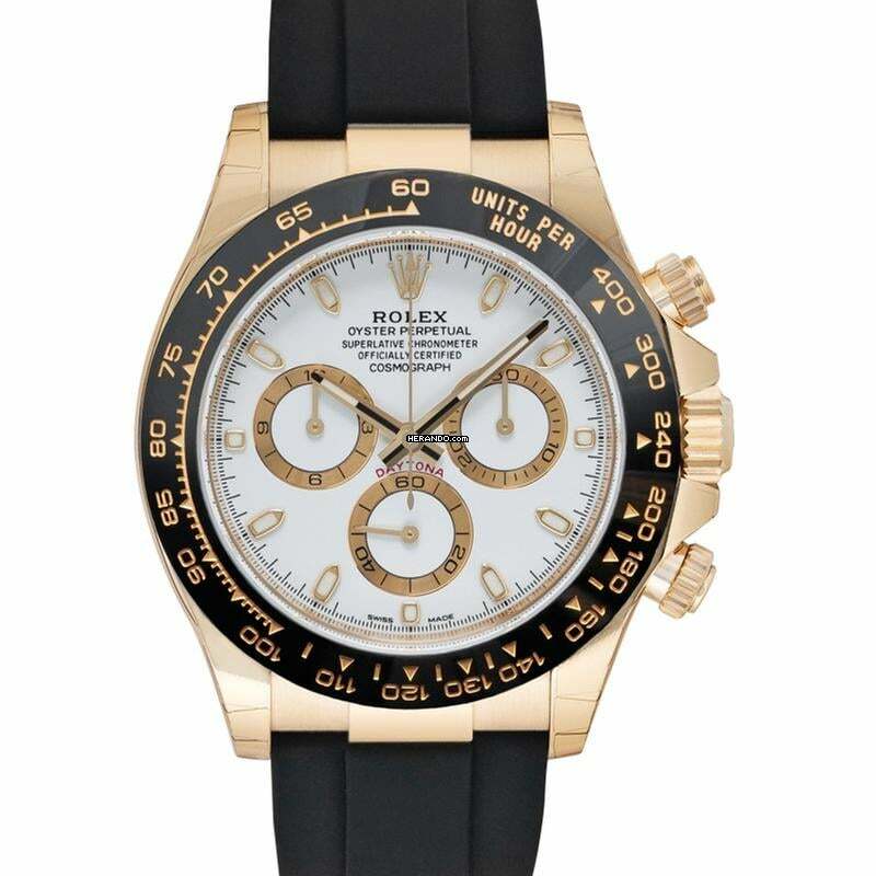 Rolex Daytona 116518LN - Cosmograph Daytona 18ct Yellow Gold Automatic White Dial Men's Watch </h1>