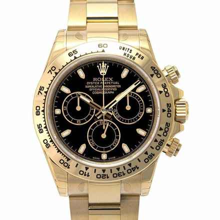  Rolex Daytona 116508 - Cosmograph Daytona Automatic Black Dial 18k Yellow Gold Men's Watch </h1> 