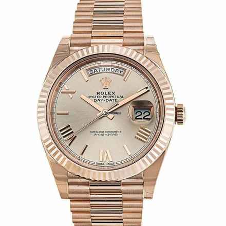  Rolex Day-Date 40 228235 - Day Date Automatic Sundust Dial Everose Gold Men's Watch </h1> 