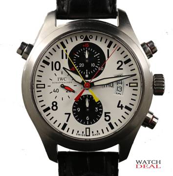  IWC Pilot Double Chronograph limited Edition DFB , komplett.