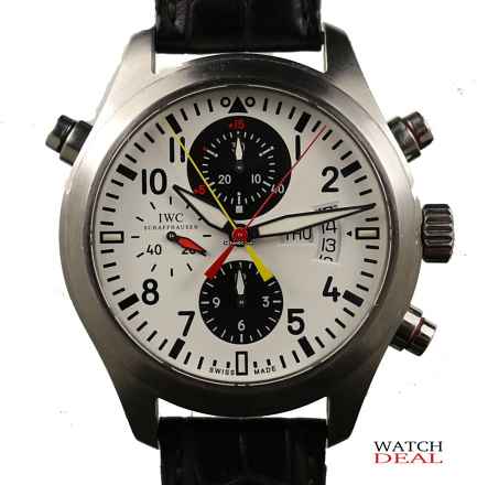  IWC Pilot Double Chronograph limited Edition DFB , komplett.