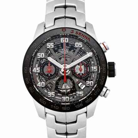  TAG Heuer Carrera CBG2013.BA0657 - Carrera Calibre Heuer 02 Senna Special Edition Automatic Skeleton Dial Me </h1> 