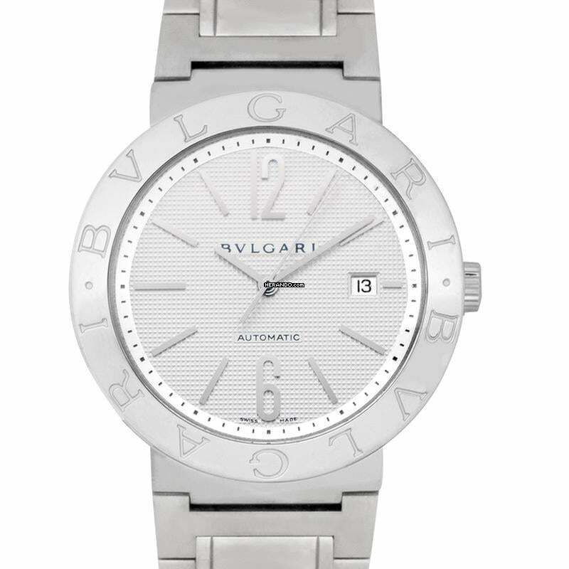 Bulgari 101381 - Automatic White Dial Men's Watch </h1>