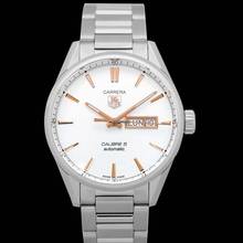 Thumbnail von TAG Heuer Carrera Calibre 5 WAR201D.BA0723 - Carrera Calibre 5 Day-Date Automatic Silver Dial Men's Watch </h1>