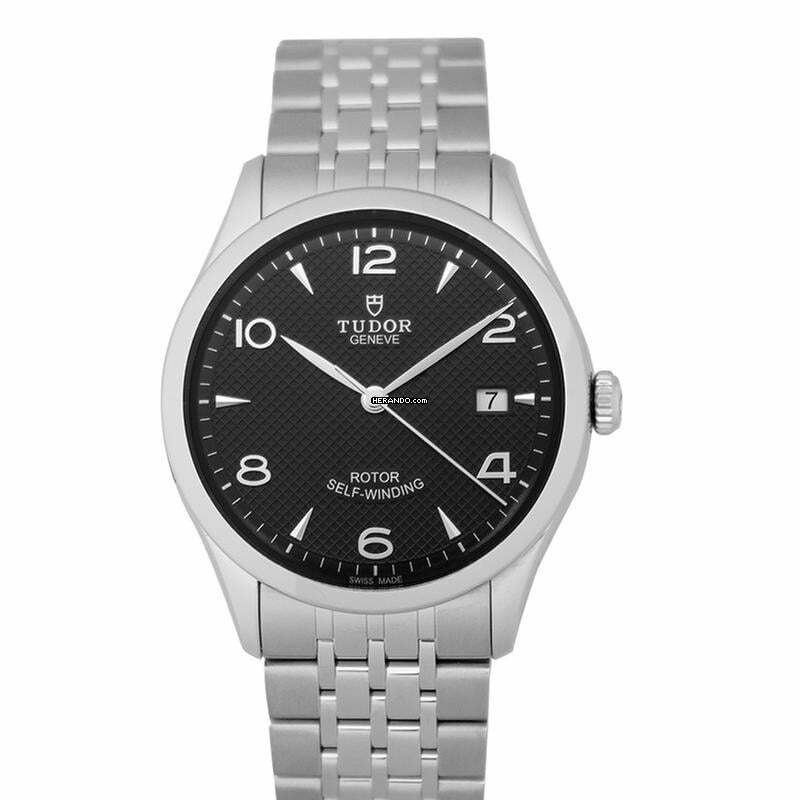 Tudor 1926 91550-0002 - 1926 Stainless Steel Automatic Black Dial Men's Watch </h1>