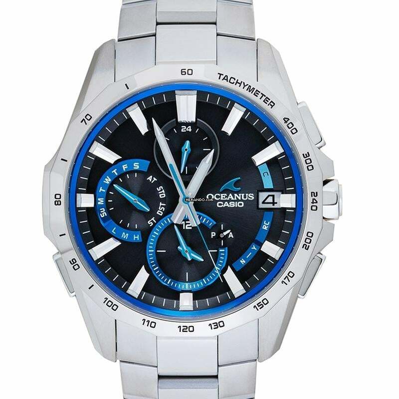 Casio Oceanus OCW-S4000-1AJF - Oceanus SOLAR Black Dial Titanium Men's Watch </h1>