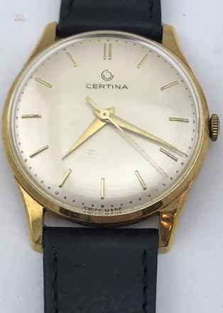 CERTINA Goldarmbanduhr