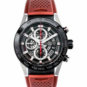  TAG Heuer Carrera Calibre HEUER 01 CAR2A1Z.FT6050 - Carrera Automatic Chronograph Skeleton Dial Men's Watch </h1> 