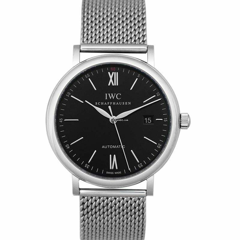 IWC Portofino Automatic IW356506 - Portofino Automatic Black Dial Men's Watch </h1>