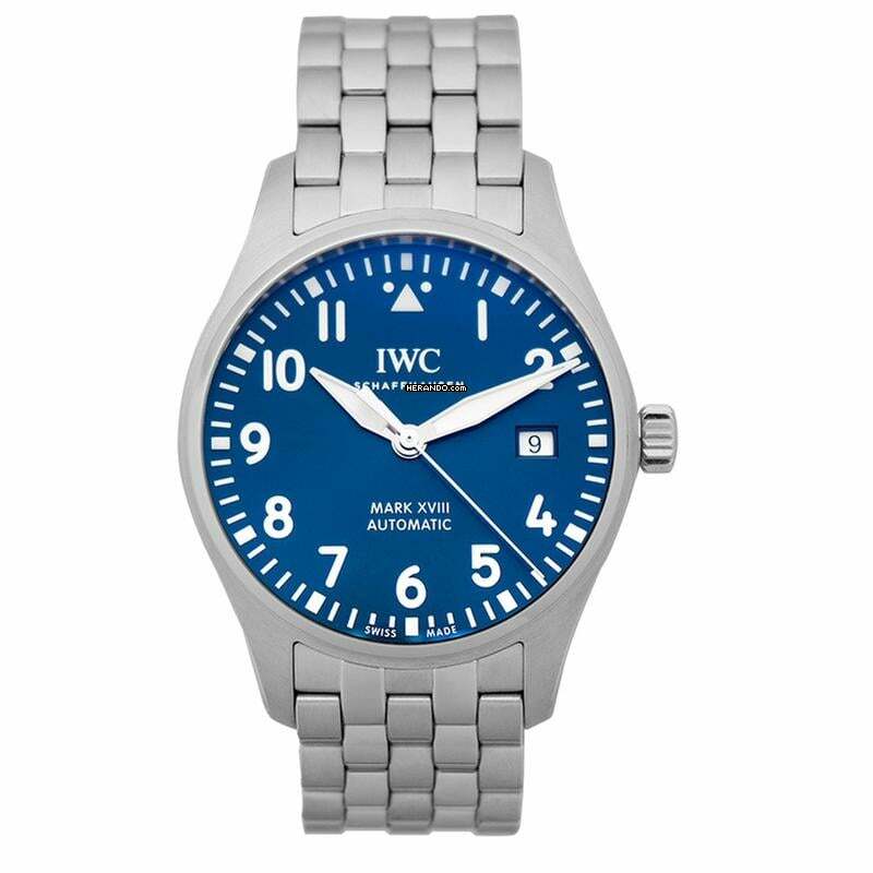 IWC Fliegeruhr Mark IW327016 - Pilot's Watch Mark XVIII Edition Le Petit Prince Automatic Blue Dial Men's Watc </h1>