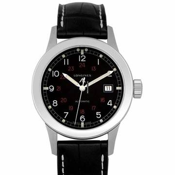  Longines Heritage L28324530 - Heritage Military Automatic Black/Leather 40mm </h1> 