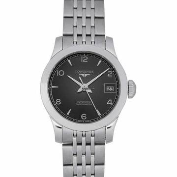  Longines Record L23204566 - Record Automatic Black Dial Stainless Steel Ladies Watch </h1> 