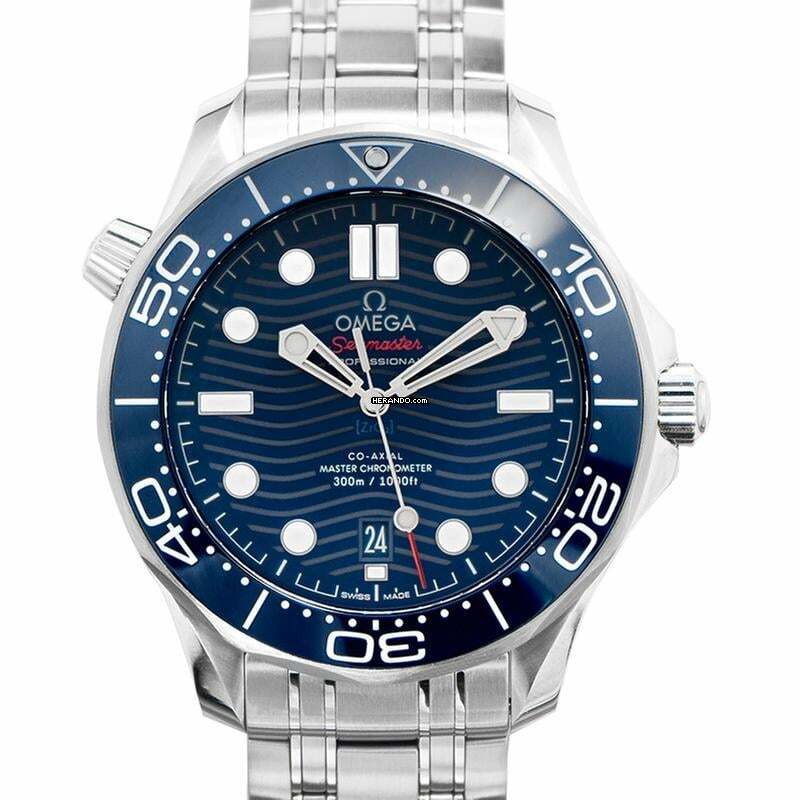 Omega Seamaster Diver 300 M 210.30.42.20.03.001 - Seamaster Automatic Blue Dial Stainless Steel Men's Watch </h1>