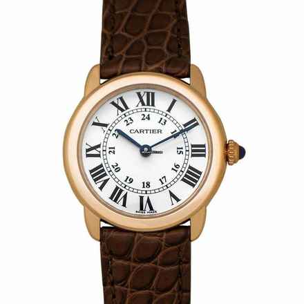  Cartier Ronde Solo de Cartier W6701007 - Ronde Solo de Cartier 29.5 mm Quartz Silver Dial 18kt Pink Gold and Stainless S </h1> 