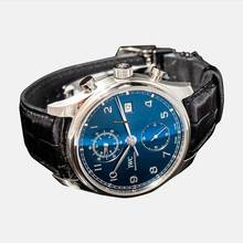 Thumbnail von IWC Portugieser Chronograph IW390303 - Portugieser Chronograph Classic Automatic Blue Dial Men's Watch </h1>