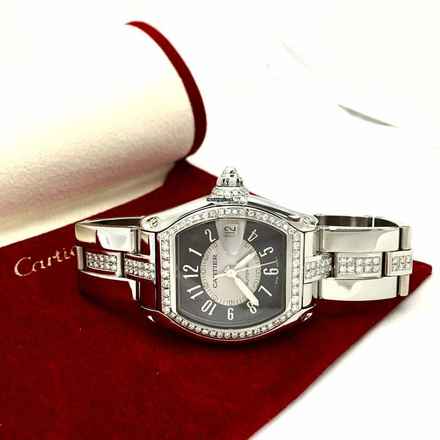  Cartier Roadster 2510 Automatic Steel Men’s/Unisex Watch DIAMOND Bez </h1> 