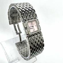 Thumbnail von Cartier RUBAN Quartz Steel ~0.5TCW Diamond Watch Pink MOP Dial </h1>