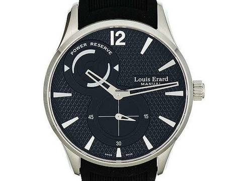  Louis Erard 1931 Gangreserve Stahl Handaufzug 42mm Neu 