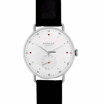  NOMOS Metro Neomatik 1114 - Metro Neomatik 39 Silvercut Automatic White Dial 38.5mm Men's Watch </h1> 