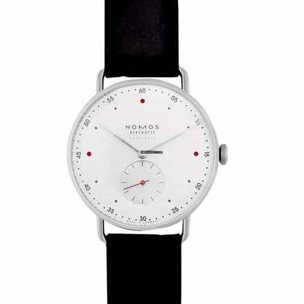  NOMOS Metro Neomatik 1114 - Metro Neomatik 39 Silvercut Automatic White Dial 38.5mm Men's Watch </h1> 