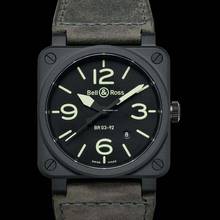 Thumbnail von Bell & Ross BR 03-92 Ceramic BR0392-BL3-CE/SCA - Instruments BR 03-92 Nightlum Men's Watch </h1>