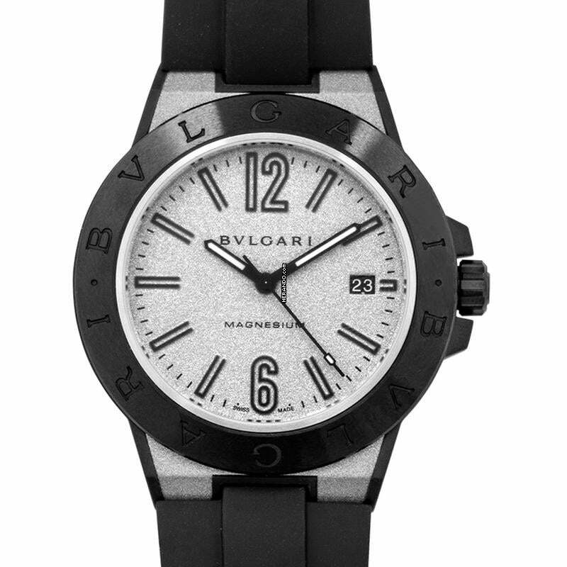 Bulgari 102427 - Magnesium Automatic Silver Dial Men's Watch </h1>
