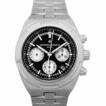  Vacheron Constantin Overseas Chronograph 5500V/110A-B481 - Overseas Automatic Black Dial Stainless Steel Men's Watch </h1> 