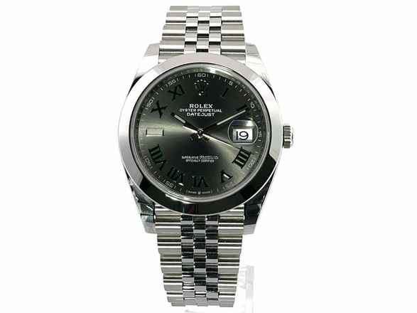  Rolex Datejust 41 Ref. 126300 Edelstahl Rhodium Röm Jubile-Band </h1> 