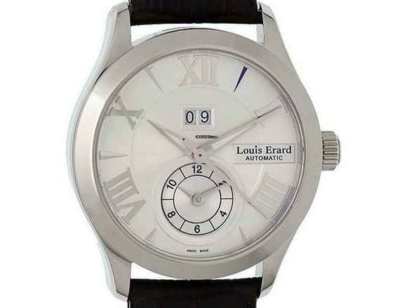  Louis Erard 1931 GMT Big Date Stahl Automatik 40mm Neu 