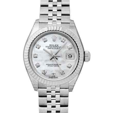  Rolex Lady-Datejust 279174-0009G - Lady-Datejust Steel And 18ct White Gold Automatic Mother Of Pearl Diamond D </h1> 