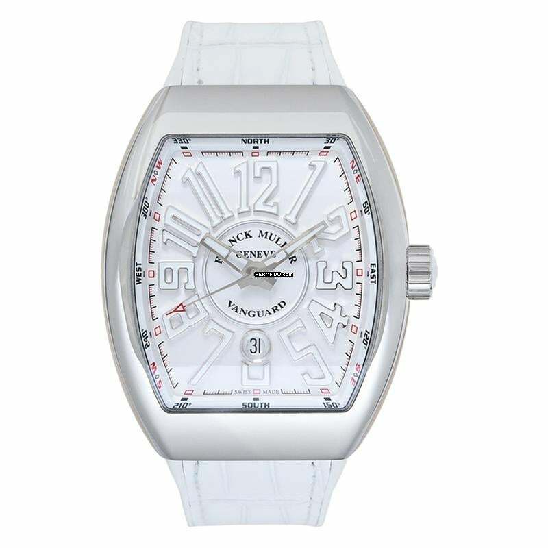 Franck Muller Vanguard V41 SC DT AC BC - VANGUARD Automatic White Dial Stainless Steel Unisex Watch </h1>
