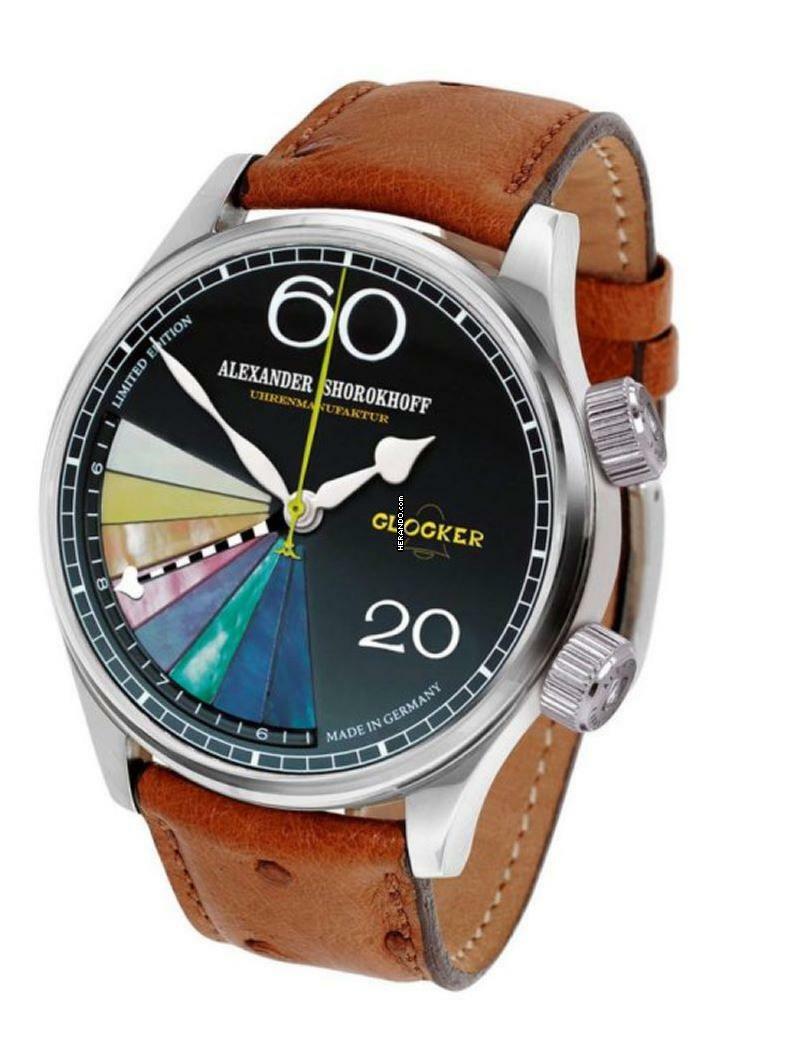 Alexander Shorokhoff Wecker Glocker optional mit dunklem Zifferblatt