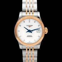 Thumbnail von Longines Record L23205877 - Record Automatic Mother of pearl Dial Diamond Ladies Watch </h1>