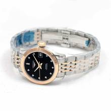 Thumbnail von Longines Record L23205577 - Record Automatic Black Dial Diamond Ladies Watch </h1>