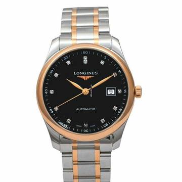 Longines Master Collection L27935577 - Master Collection Automatic Black Dial Diamond Men's Watch </h1> 