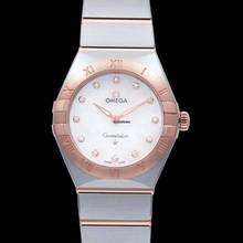 Thumbnail von Omega Constellation 131.20.28.60.55.001 - Constellation Manhattan Quartz 28 mm Quartz White Dial Diamonds Gold </h1>