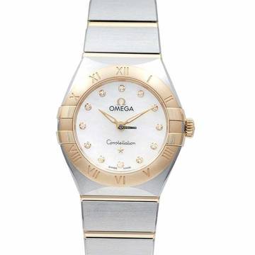  Omega Constellation 131.20.25.60.55.002 - Constellation Manhattan Quartz 25 mm Quartz White Dial Diamonds Yell </h1> 