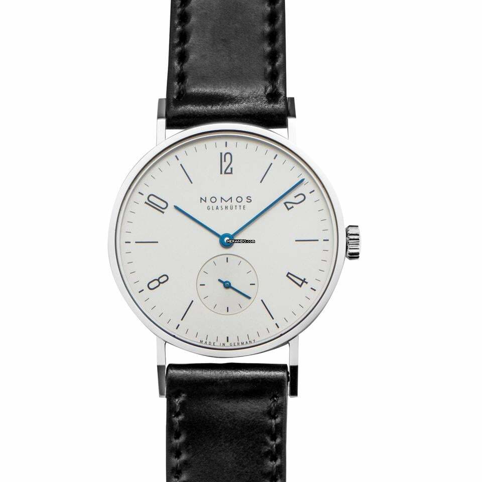 NOMOS Tangente 139 - Tangente White Silver-plated Dial/Leather 35mm </h1>
