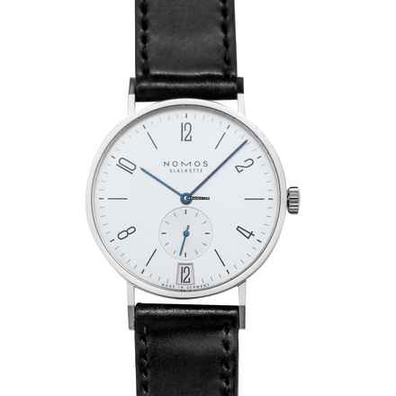  NOMOS Tangente 38 Datum 130 - Tangente 38 Date Manual-winding White Silver-plated Dial 37.5mm Men's Watch </h1> 
