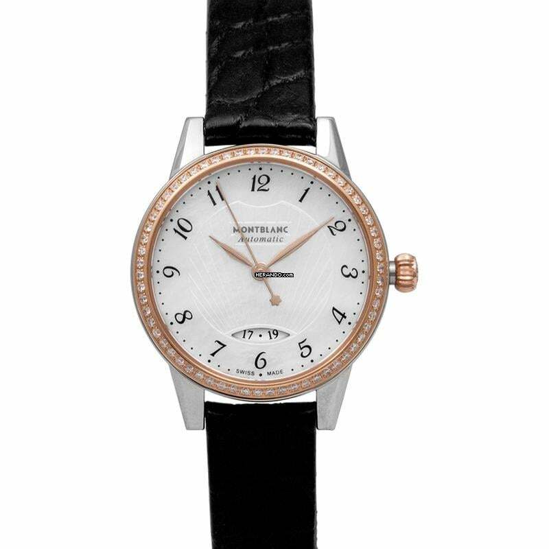 Montblanc Bohème 116500 - Bohème Automatic Mother Of Pearl Dial Stainless Steel Ladies Watch </h1>