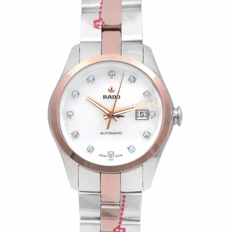 Rado HyperChrome Diamonds R32087902 - Hyperchrome Automatic Mother Of Pearl Diamond Dial Ladies Watch </h1>