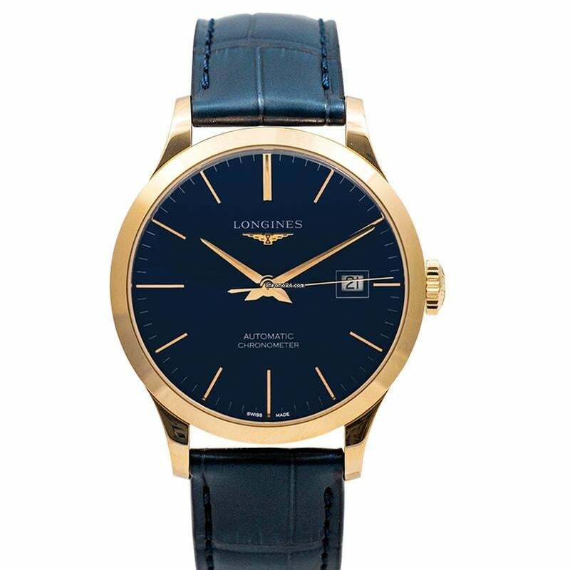Longines Record L28208922 - Record Automatic Blue Dial Men's Watch </h1>