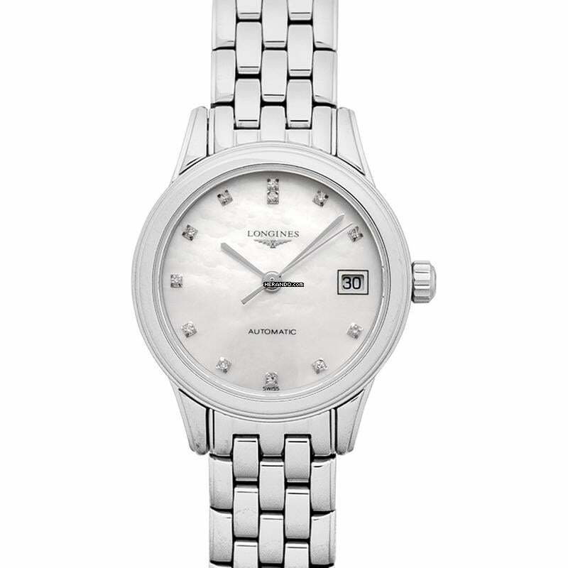 Longines Flagship L42744876 - Flagship Automatic Diamonds Ladies Watch </h1>