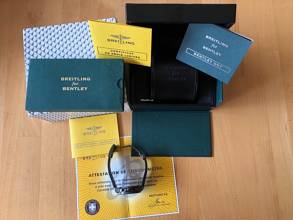 Thumbnail von Breitling Bentley GMT serviced in 2018 M47362 xxx/1000 Midnight carbon