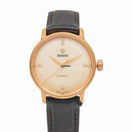  Rado Coupole R22865765 - Coupole Classic Automatic Diamonds Champagne Dial Ladies Watch </h1> 