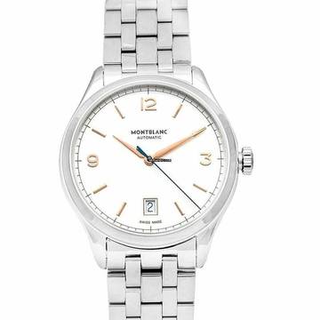  Montblanc Heritage Chronométrie 112519 - Heritage Chronométrie Automatic Silver Dial Stainless Steel Men's Watch </h1> 