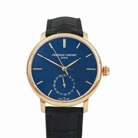  Frederique Constant Manufacture Slimline FC710N4S4 - Slimline Automatic Navy Blue Dial Men's Watch </h1> 